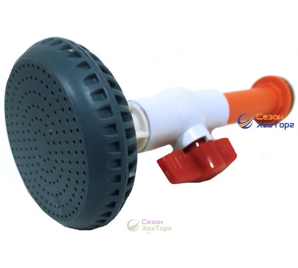 Душ у зборі, білий кран, пластик